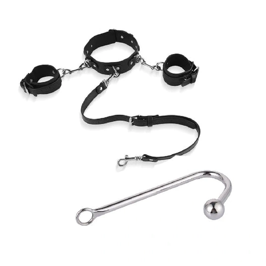 Beaded Anal Collar and Hook 5334 Cuffs Elegant with 1120